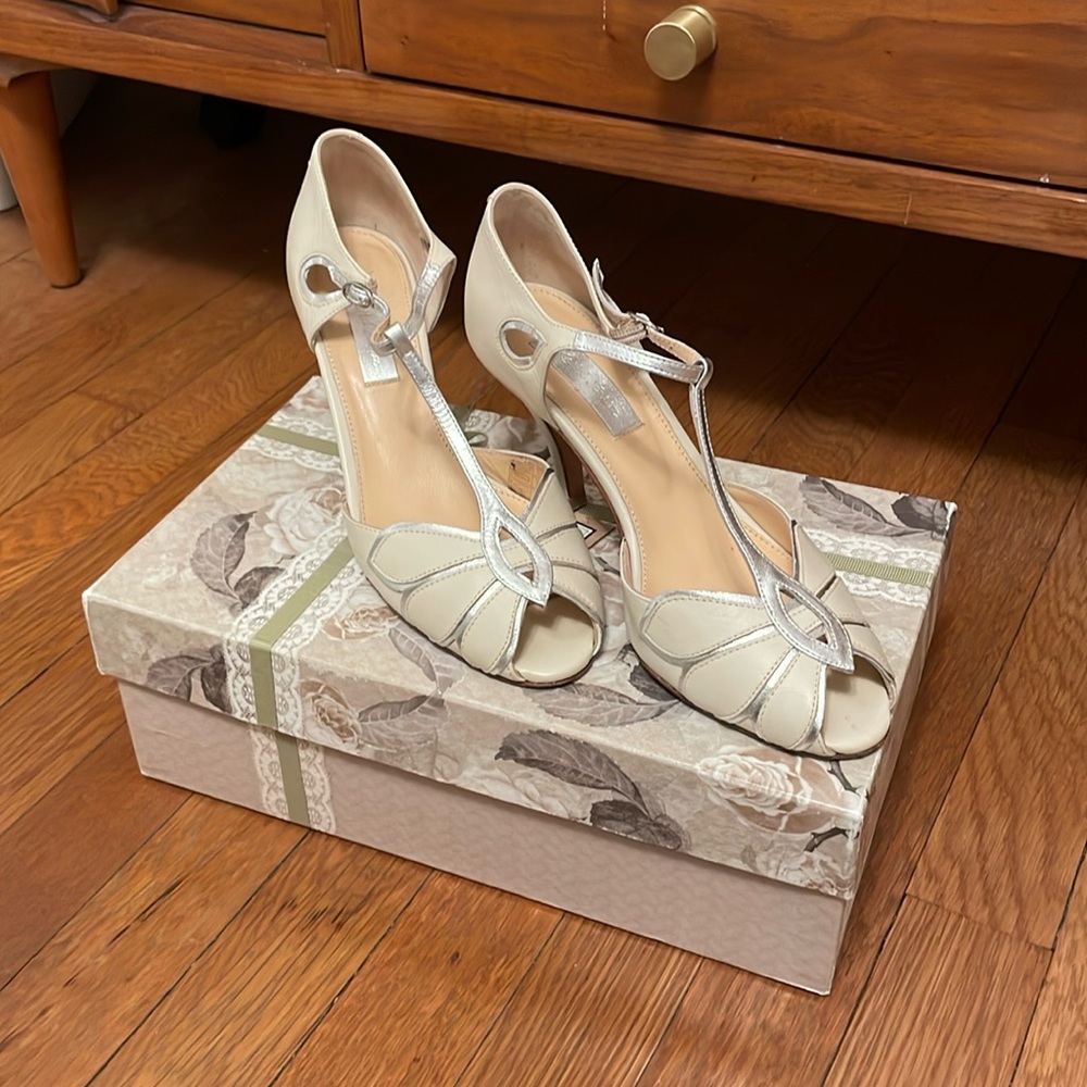 Anthropologie x Rachel Simpson Mimosa Heels